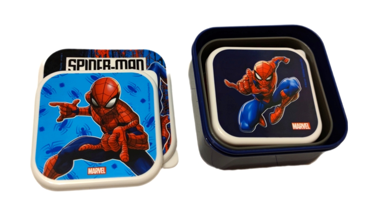 Snackboxen 3er set spiderman